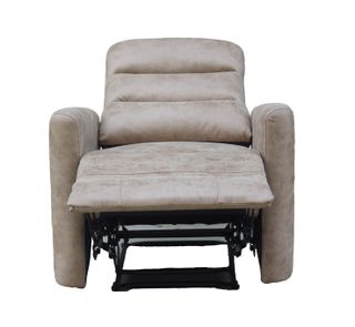 Sillón Elevador Gris Piel Sintética