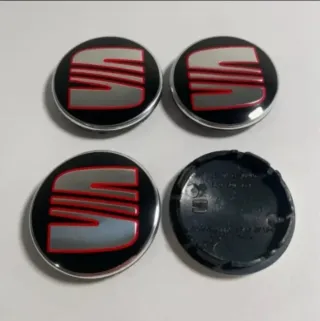 4 TAPAS BUJE CENTRO RUEDA SEAT LEÓN IBIZA CUPRA