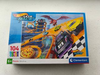 Puzzle Clementoni Hot Wheels Let's Race 104 peças