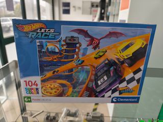 Puzzle Clementoni Hot Wheels Let's Race 104 peças