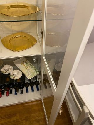 Vitrina Estantería Liatorp Blanca. Perfecto estado