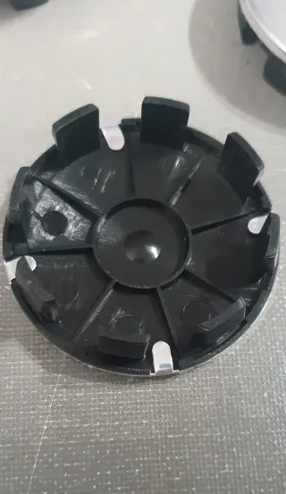 4 CENTROS RUEDA TAPAS LLANTA SEAT 63MM 1P0601165