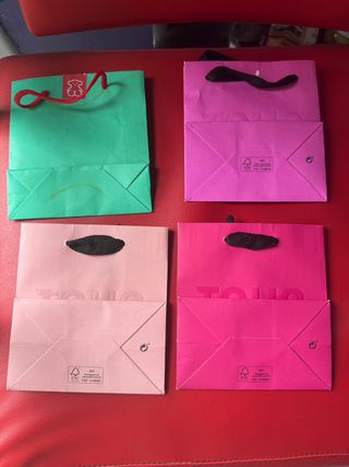 Bolsas Tous (Verde y Rosa)