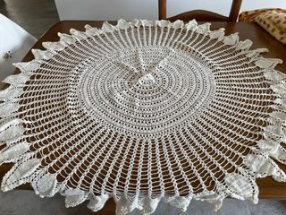 Tapetes de ganchillo camillas de 100 y 80