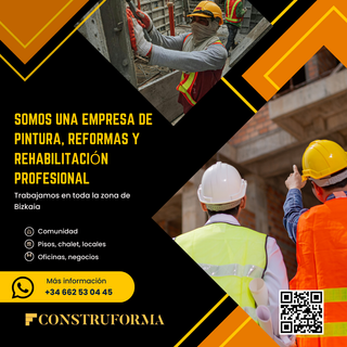 Somos una empresa de construcción en Bizkaia