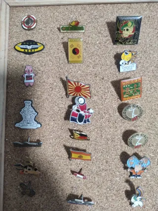 Lote de pins variados