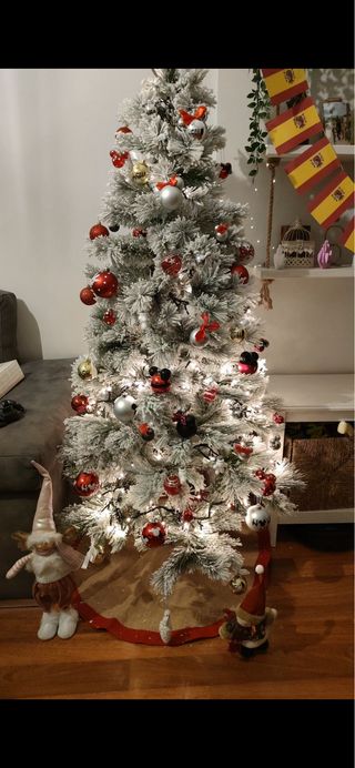 Árbol de Navidad Nieve 1,80m