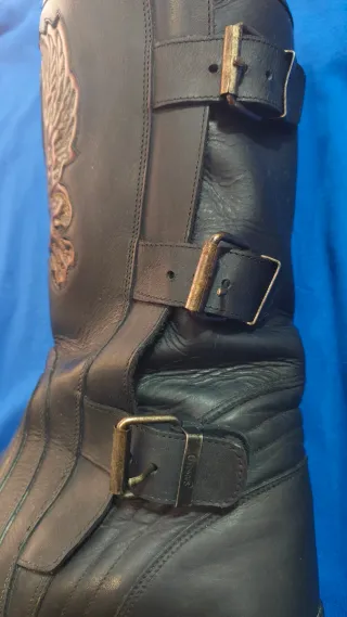 Botas Sancho Moto Cremallera Hebillas