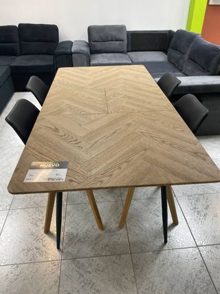 Comedor moderno 6 plazas – Mesa + 4 sillas (NUEVO)