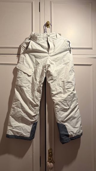 Pantalones Columbia Blanco/Gris  10-12 años