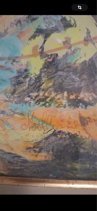 Quadro astratto multicolor