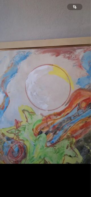 Quadro astratto multicolor