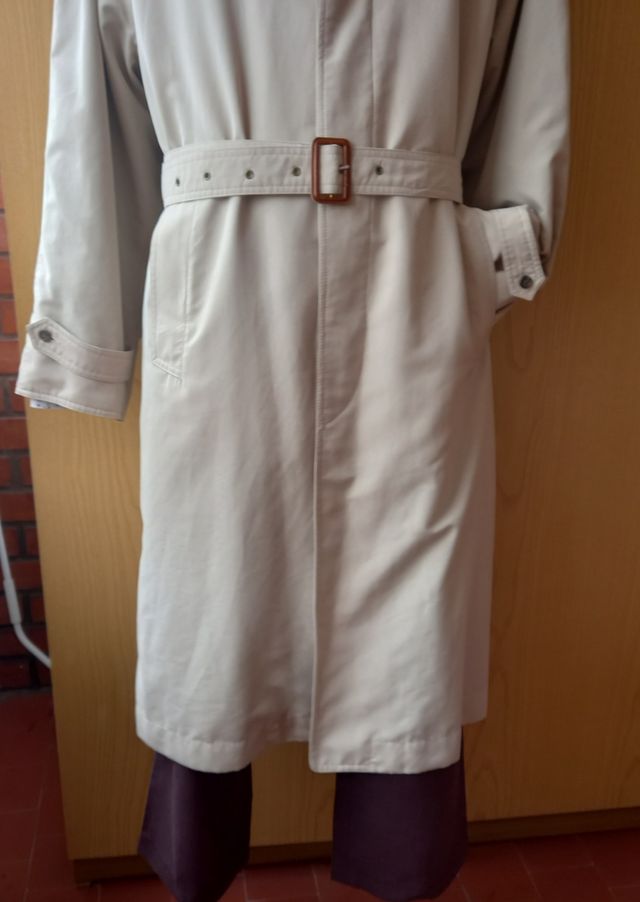 Gabardina Beige Hombre T XXL