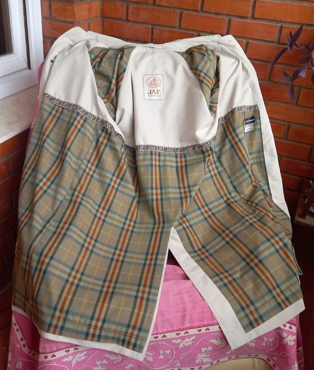 Gabardina Beige Hombre T XXL