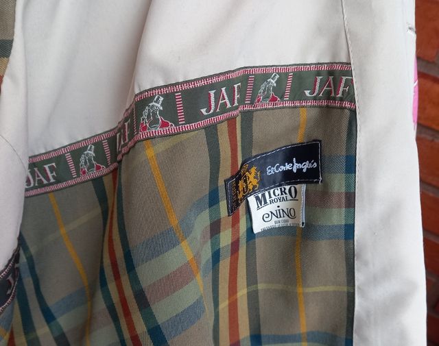 Gabardina Beige Hombre T XXL