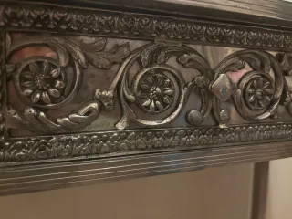 Tocador Vintage Antiguo Plata Cristal