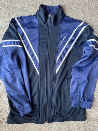 Chaqueta Champion Vintage Talla S Azul/Negra