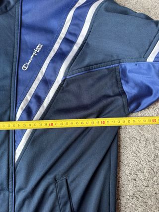 Chaqueta Champion Vintage Talla S Azul/Negra