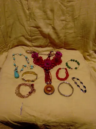 Lote bisutería antigua