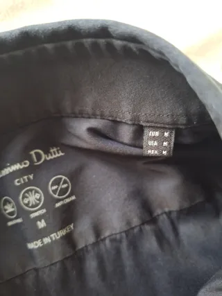 Camisa Massimo Dutti Negra Talla M