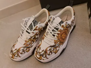 Scarpe Versace Uomo 42 Oro Bianco