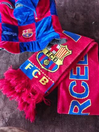 Gorro y bufanda FCB Barçelona (Barça)