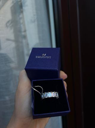 Anillo Swarovski Plata