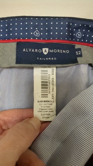Traje Antonio Moreno Azul Talla 60/52