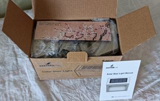 Lampade segnapasso solari metallo