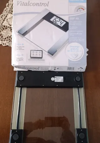 Báscula VitalControl, funciona para kilos y libras
