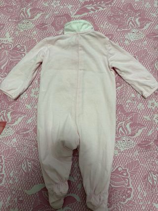 Tutina bimba rosa con farfalla