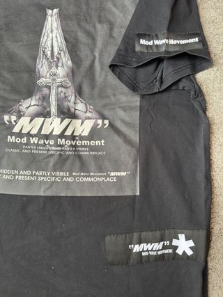 Camiseta MWM Mod Wave Movement Negra Talla S