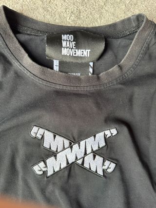 Camiseta MWM Mod Wave Movement Negra Talla S
