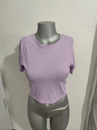 Camiseta lila Lefties talla S