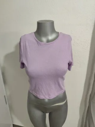 Camiseta lila Lefties talla S