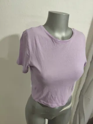 Camiseta lila Lefties talla S