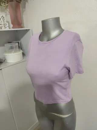 Camiseta lila Lefties talla S