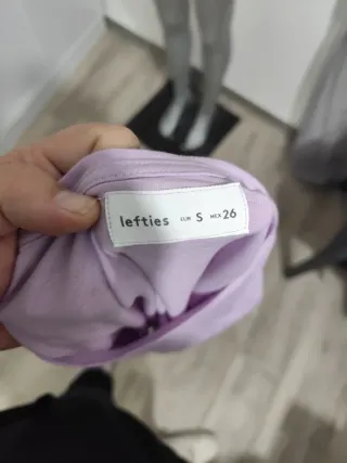 Camiseta lila Lefties talla S