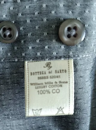Camisa Bottega del Sarto Talla 42 gris