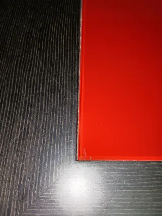 Mesa de comedor moderna madera y cristal