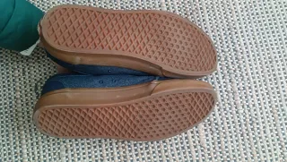 Zapatillas Vans Hombre Azul Marrón