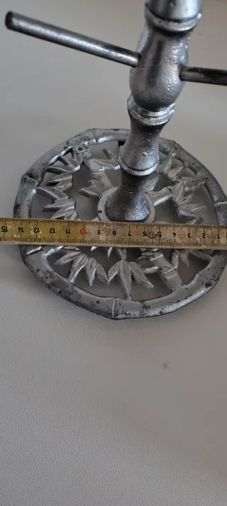 Porta tazze vintage in metallo