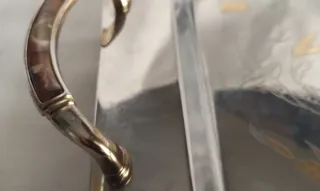 Vassoio Inox e Oro 24kt