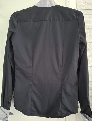 Camicia nera 7 Camicie con colletto grigio