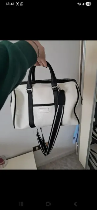 Borsa Fila bianca e nera