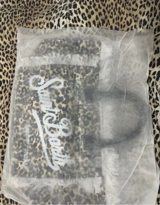 Borsa mare Saint Barth leopardata