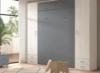 CAMA ABATIBLE CON ARMARIOS WIN26