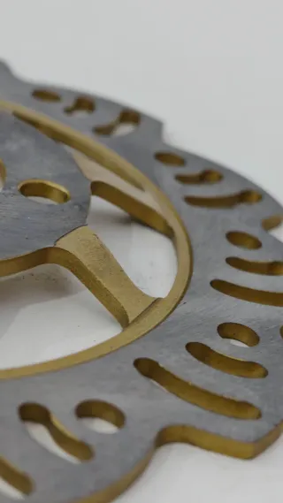 2 UNDDS. Disco Freno floreado para Moto 190cm 3mm