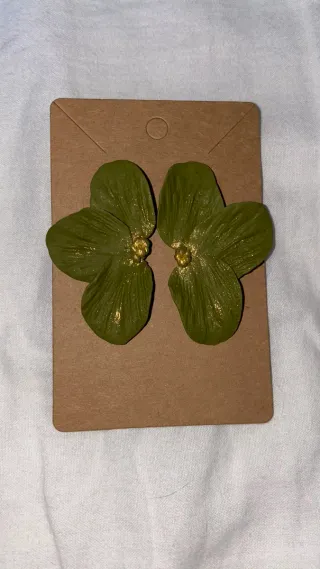 Pendientes Flor Hechos a Mano