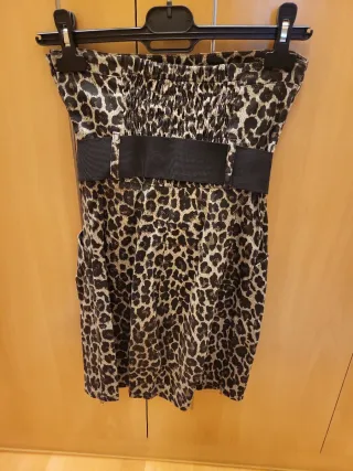 Vestido estampado leopardo